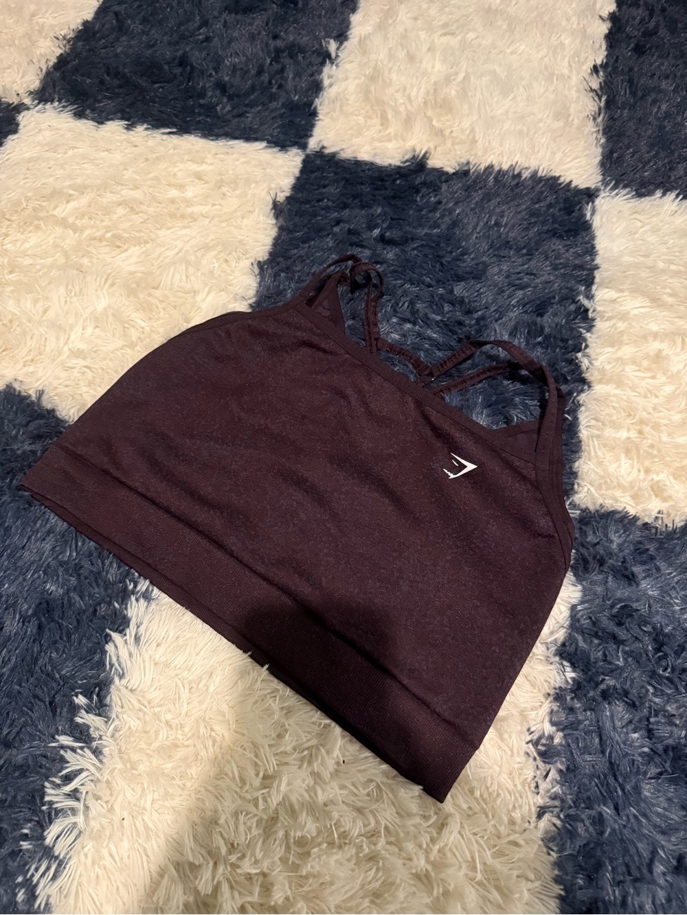 Gymshark Seamless Strappy Sports Bra - Plum